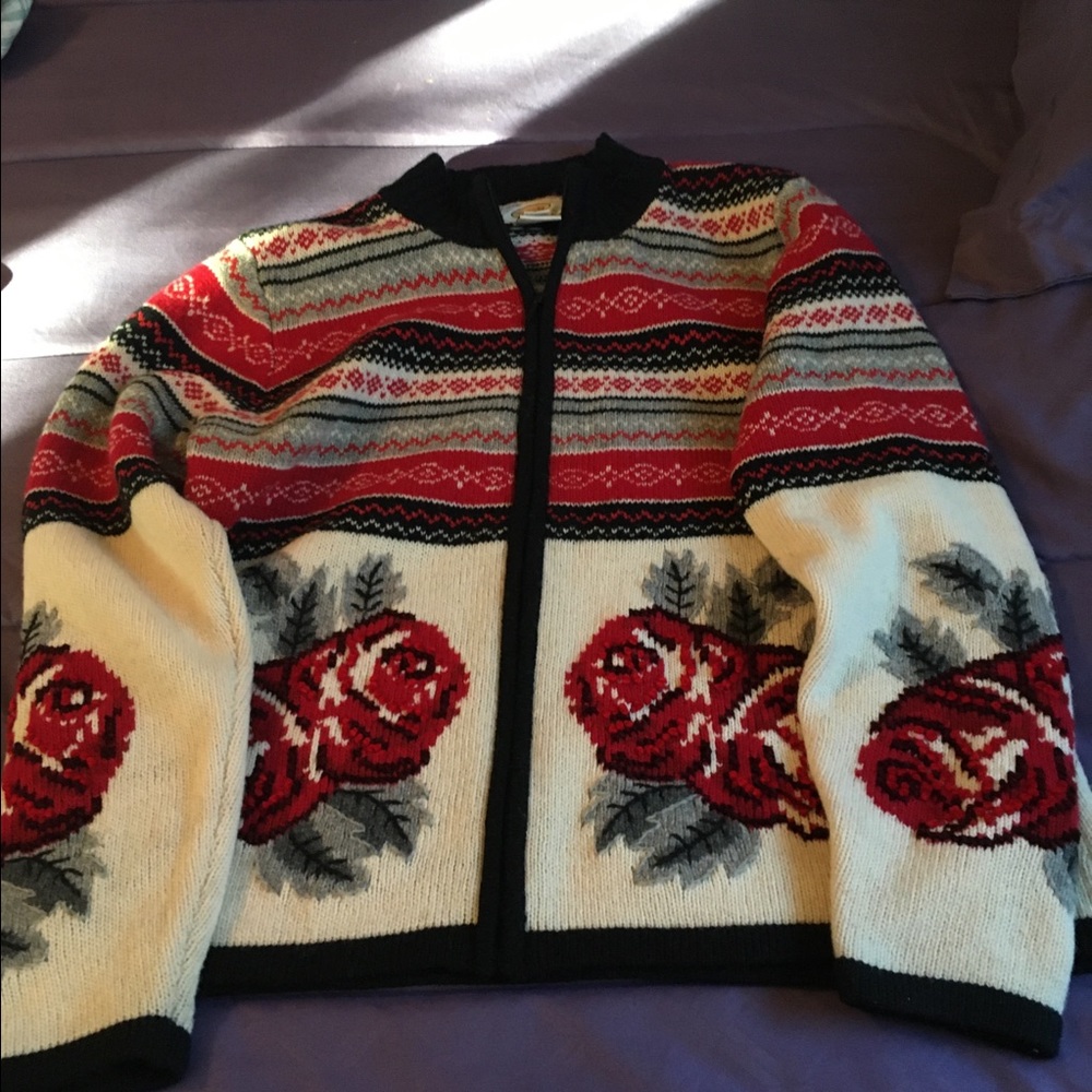 Talbots Winter/ Christmas Sweater large.